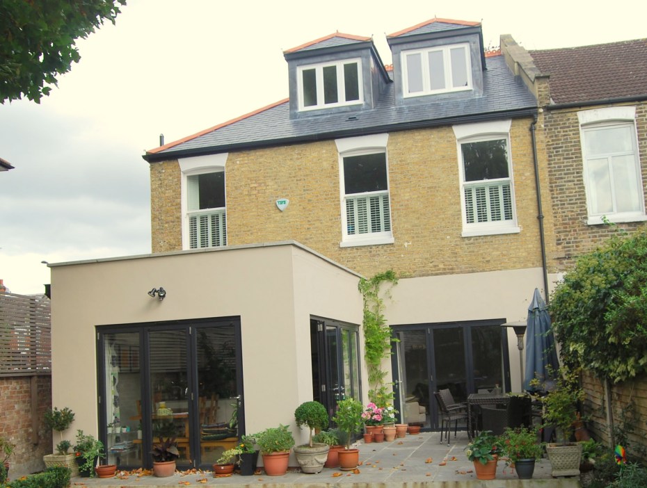 Loft conversion and ground floor extension image