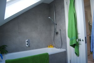 Bathroom in a loft conversion